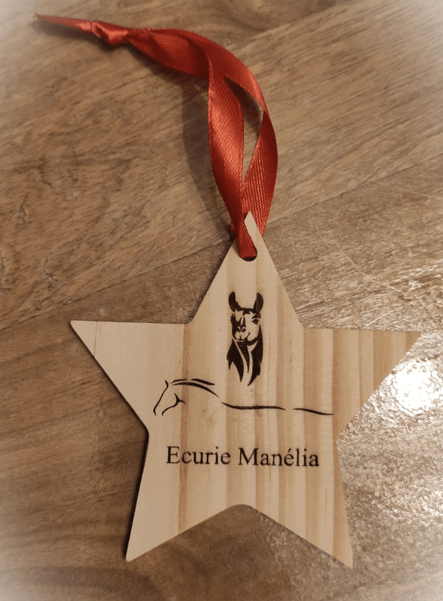 Décoration de Noël en bois