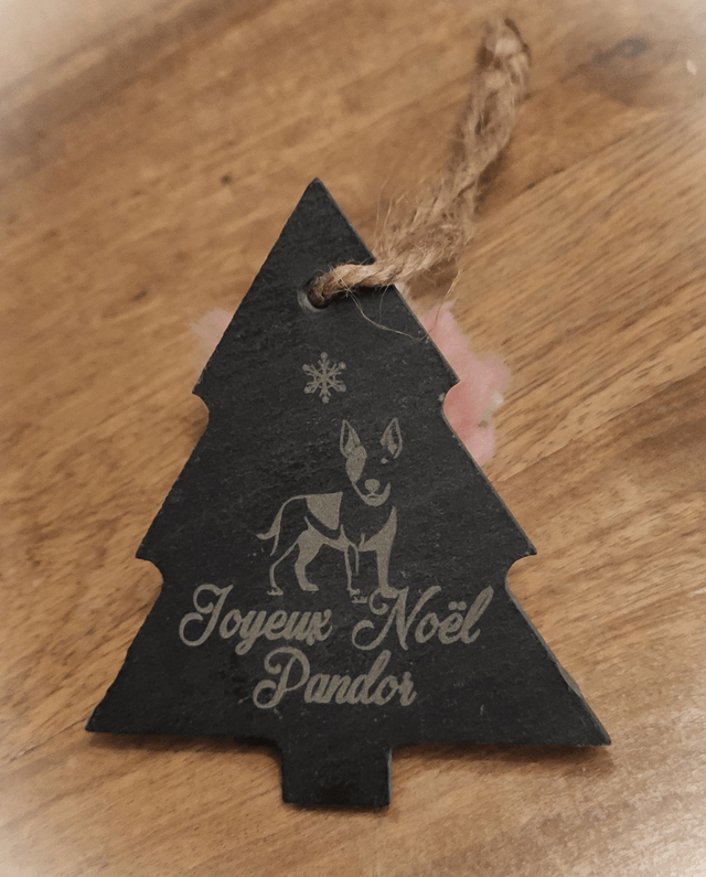 Décoration de Noël en Ardoise