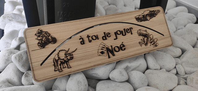 Porte cartes de jeux personnalisé
